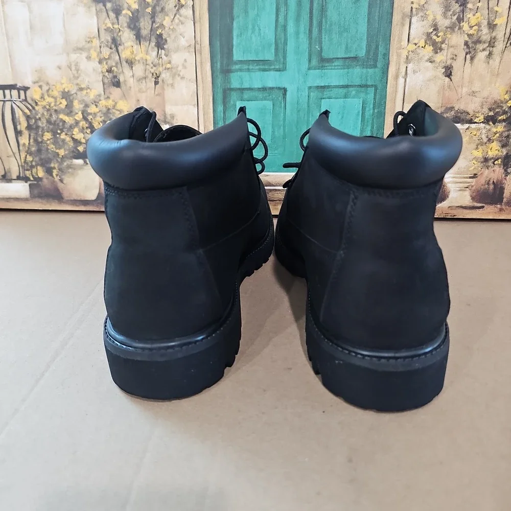 black timberland boots size U.S 8.5